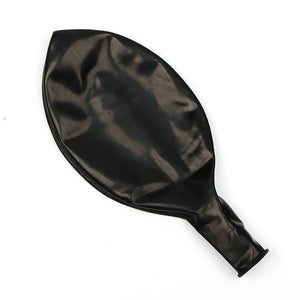 24 Inch Jumbo Perfectly Round Black Latex Balloon - Baby Shower, Gender Reveal, Wedding and Birthday Party Decorations