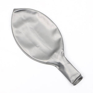 24" Round Silver Latex Balloon
