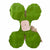 Apple Green Four Leaf Clover Hanging Tissue Paper Flower Bunting Garland