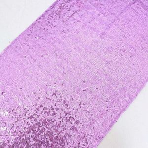 30cm x 275cm Lavender Light Purple Sequin Table Runner