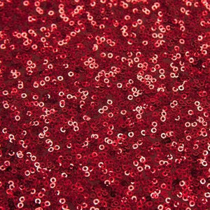 30cm x 275cm Red Sequin Table Runner