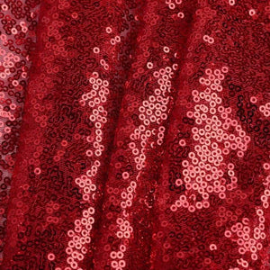 30cm x 275cm Red Sequin Table Runner