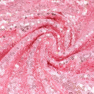 30cm x 275cm Pink Sequin Table Runner