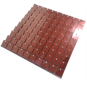 30cm x 30cm Pre-assembled Shimmer Sequin Wall Panel Backdrop - Square Rose Gold