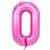 32" Jumbo Pink Chain Link Foil Balloon Garland