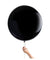 36" Jumbo Round Black Gender Reveal Balloon