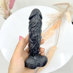 Australia Made Natural Soy Wax 3D Erotic Black Penis Shaped Candle