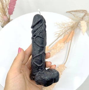 Australia Made Natural Soy Wax 3D Erotic Black Penis Shaped Candle