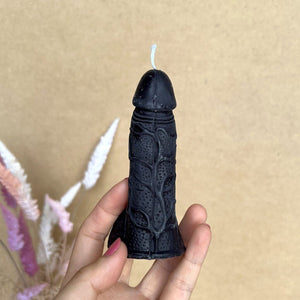 Australia Made Natural Soy Wax 3D Erotic Black Penis Shaped Candle