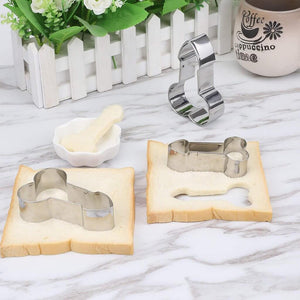 3pcs Stainless Steel Penis Shaped Cookie Mould Cutter