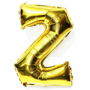 40cm Gold Alphabet A-Z Letter Air-Filled Foil Balloons - Online Party Supplies