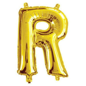 40cm Gold Alphabet A-Z Letter Air-Filled Foil Balloons - Online Party Supplies