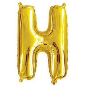 40cm Gold Alphabet A-Z Letter Air-Filled Foil Balloons - Online Party Supplies