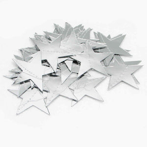 4m Silver Metallic Star Paper Garland Christmas party decorations