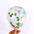 5" Mini Green Confetti Balloon 10 Pack