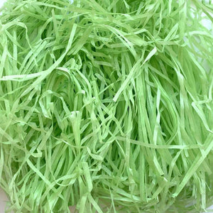 Coloured Shredded Tissue Paper 50g Bag - Apple Green