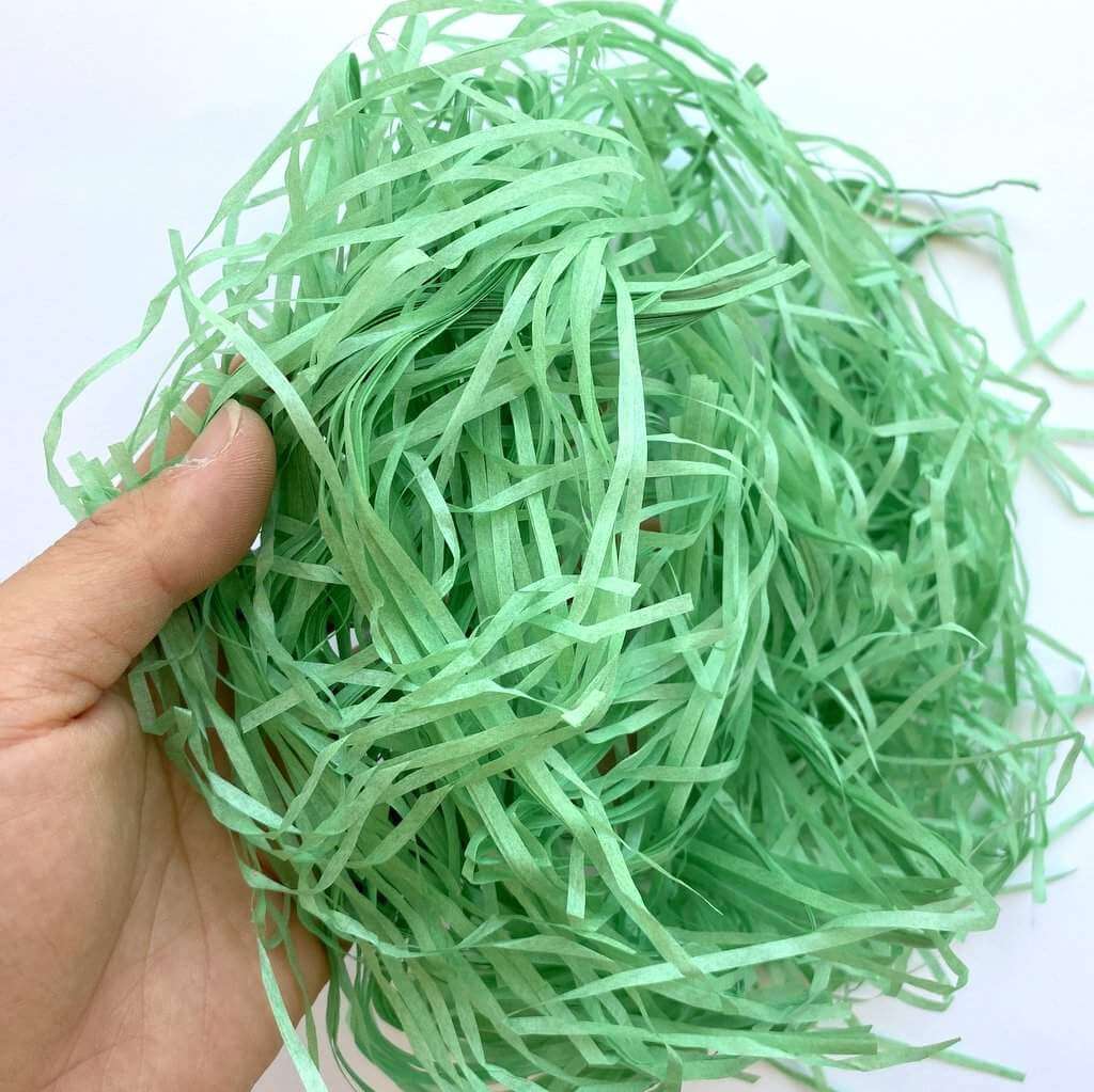 Coloured Shredded Tissue Paper 50g Bag - Green