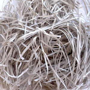 Coloured Shredded Tissue Paper 50g Bag - light Grey