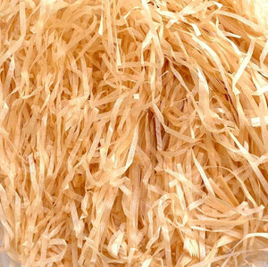 Coloured Shredded Tissue Paper 50g Bag - Peach