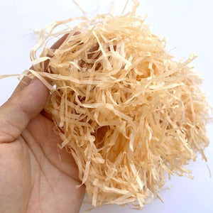 Coloured Shredded Tissue Paper 50g Bag - Peach