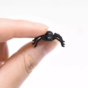 50pcs Black Spooky Spiders Halloween Party Decorations