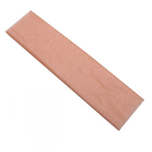48cm x 5m Shimmer Sheer Peach Crystal Organza - Wedding Chair Sashes and Backdrop Decorations