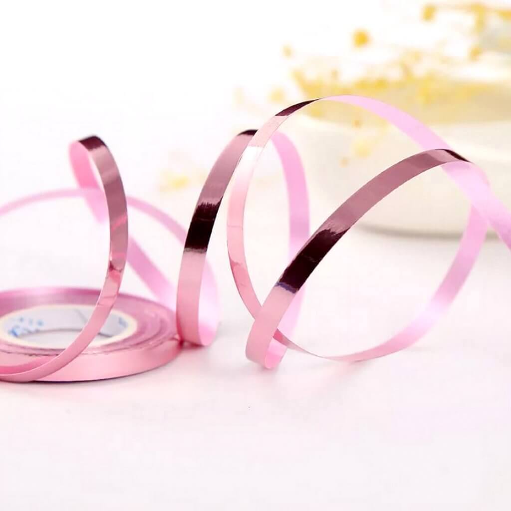 Metallic Pink Foil Curling Ribbon Roll - 5mm*10m