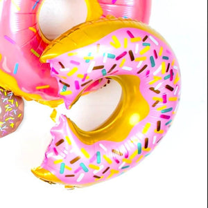 Giant Sprinkle Donut Foil Balloon 73cm – Pink Sprinkle Donut Party Decoration