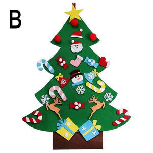 Online Party Supplies DIY Felt Christmas Tree Kit For Kids Xmas Gifts for Toddlers