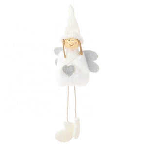 Online Party Supplies Christmas Love Angel Doll Hanging Ornaments - White Angel