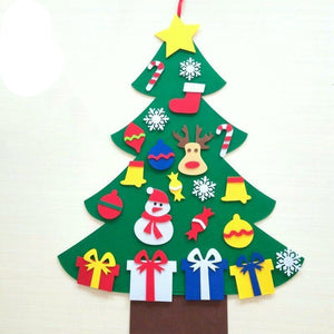 Online Party Supplies DIY Felt Christmas Tree Kit For Kids Xmas Gifts for Toddlers