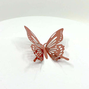 3D Removable Paper Butterfly Wall Sticker 3 Size 12 Pack - Metallic Rose Gold - HB008.RG3D Removable Paper Butterfly Wall Sticker 3 Size 12 Pack - Metallic Rose Gold - HB008.RG