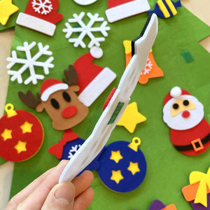 DIY Felt Christmas Tree Kit For Toddler - Style J