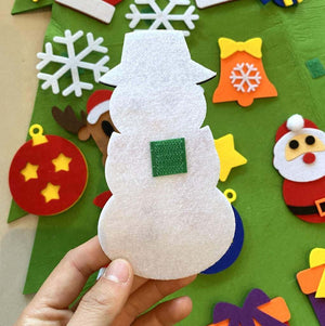 DIY Felt Christmas Tree Kit For Toddler - Style J