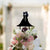 Acrylic Silhouette Two Brides Kissing Hugging Wedding Cake Topper