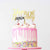 Online Party Supplies Australia Gold Mirror Acrylic 'Happy 40th Anniversary' Cake Topper