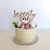 Acrylic Rose Gold Mirror 'seventy one' Birthday Cake Topper