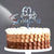 Acrylic Silver Mirror 60 & Fabulous happy sixtieth birthday Cake Topper