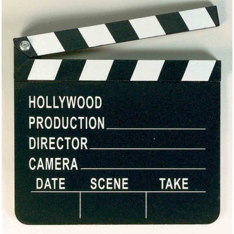 Amscan Hollywood Die Cut Clapboard 1 Pack