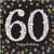 Amscan Sparkling Celebration 60 Birthday Lunch Napkin 16 Pack