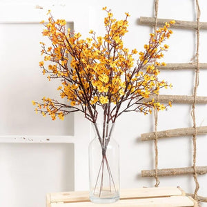 Artificial Cherry Blossom Flower Branches - orange