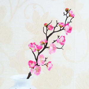 Long Artificial Cherry Blossom Flower Branches - Pink