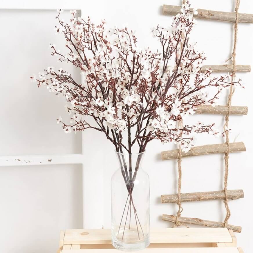 Artificial Flower Branches - White