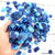 20g Round Circle Tissue Paper Party Confetti Table Scatters - Navy Blue & Baby Blue