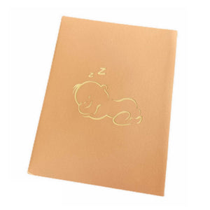 Handmade Pink Cot 3D Pop Up Greeting Card - It's a Girl Baby Shower Pop Up Cards