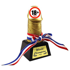 Hens Night Golden Penis World Champion Trophy