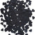 20g 2.5cm Heart Shaped Tissue Paper Confetti Table Scatters - Black
