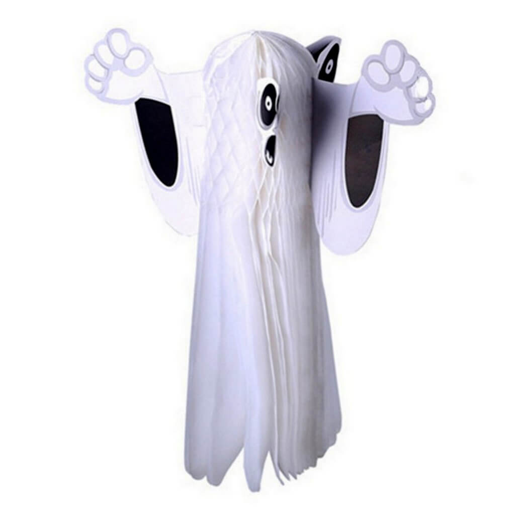 Spooky Halloween Ghost Paper Honeycomb