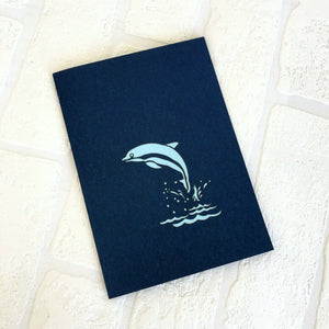 Handmade Online Party Supplies Baby Dolphin Jumping Pop Up Greeting Card Cover