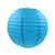 Blue Round Chinese Paper Lantern - 4 Sizes